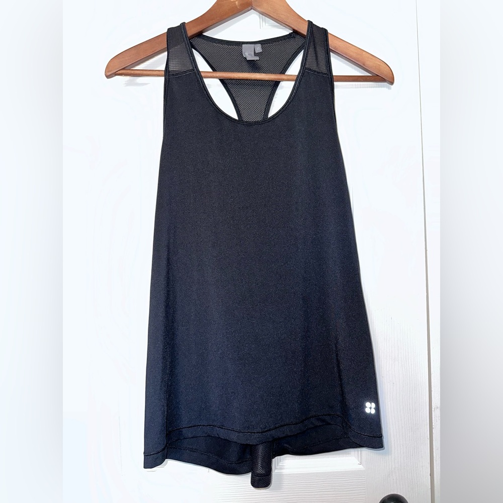 Sweaty Betty Mesh Racer Back Tank Black Size X-Small